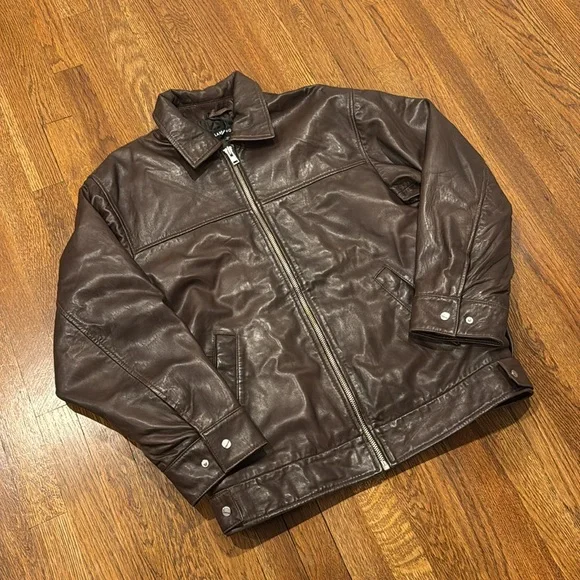 Lamarque Dark Brown Leather Jacket - Picture 4 of 8